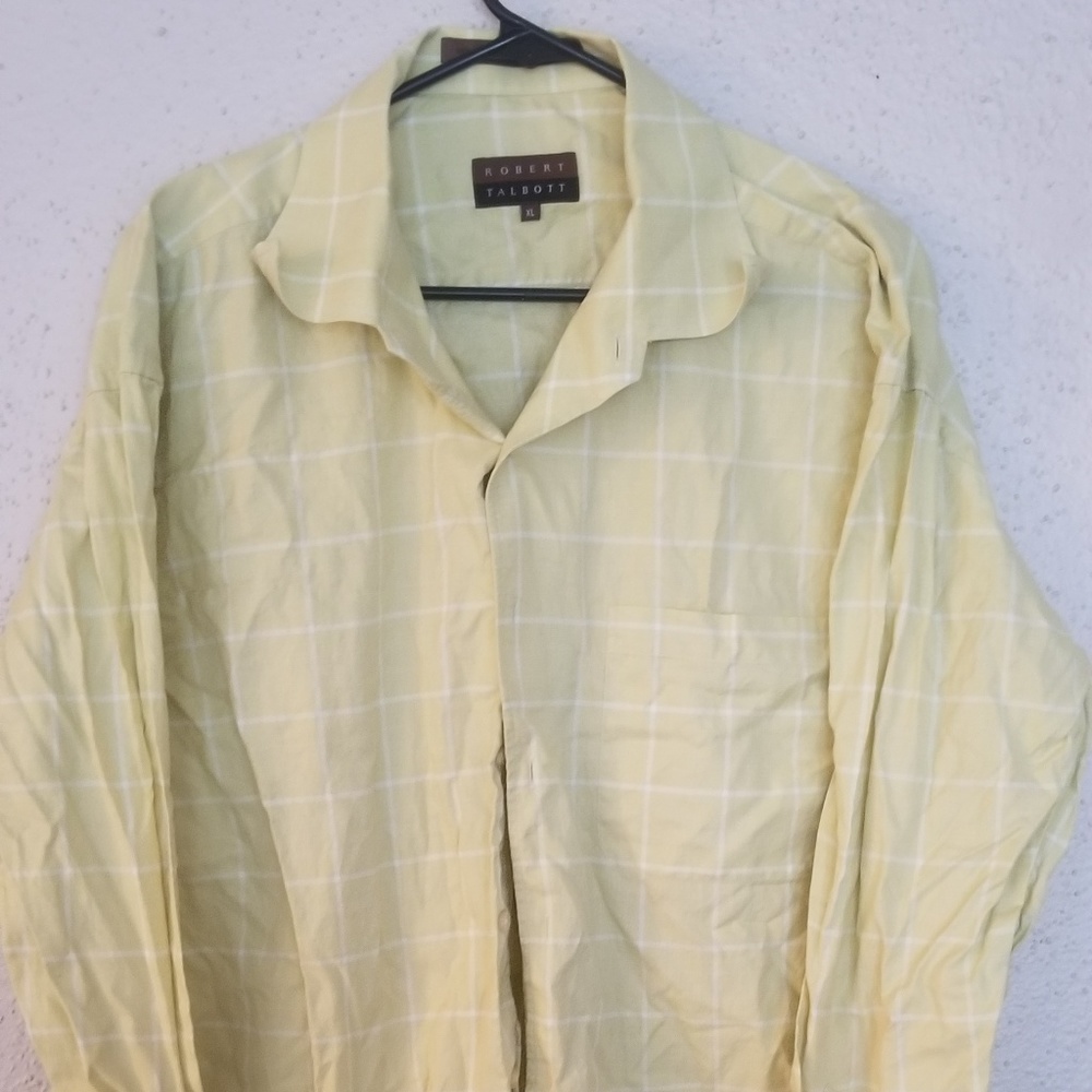 Robert Talbott Size XL Mens Button Down Shirt
